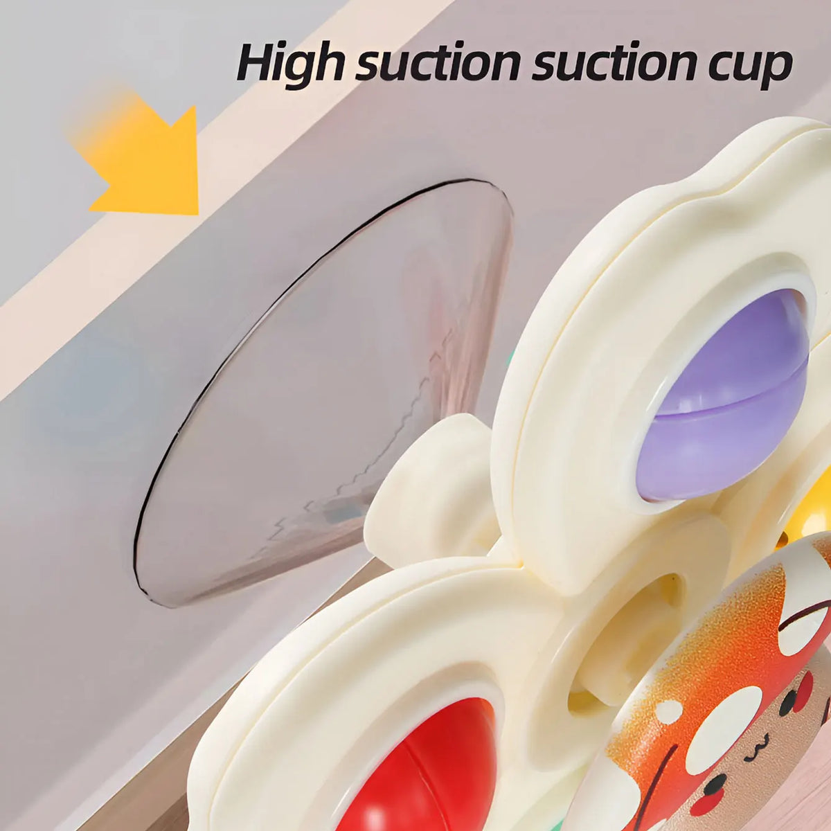 Suction Cup Spinner Toy – Rotating Baby Toy 3-Piece Set
