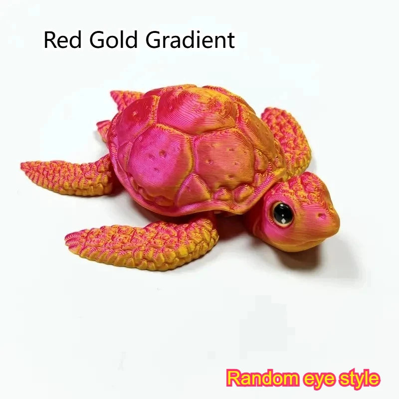 3D Printed Turtle Ornament – Turtle Figurine Home Decor