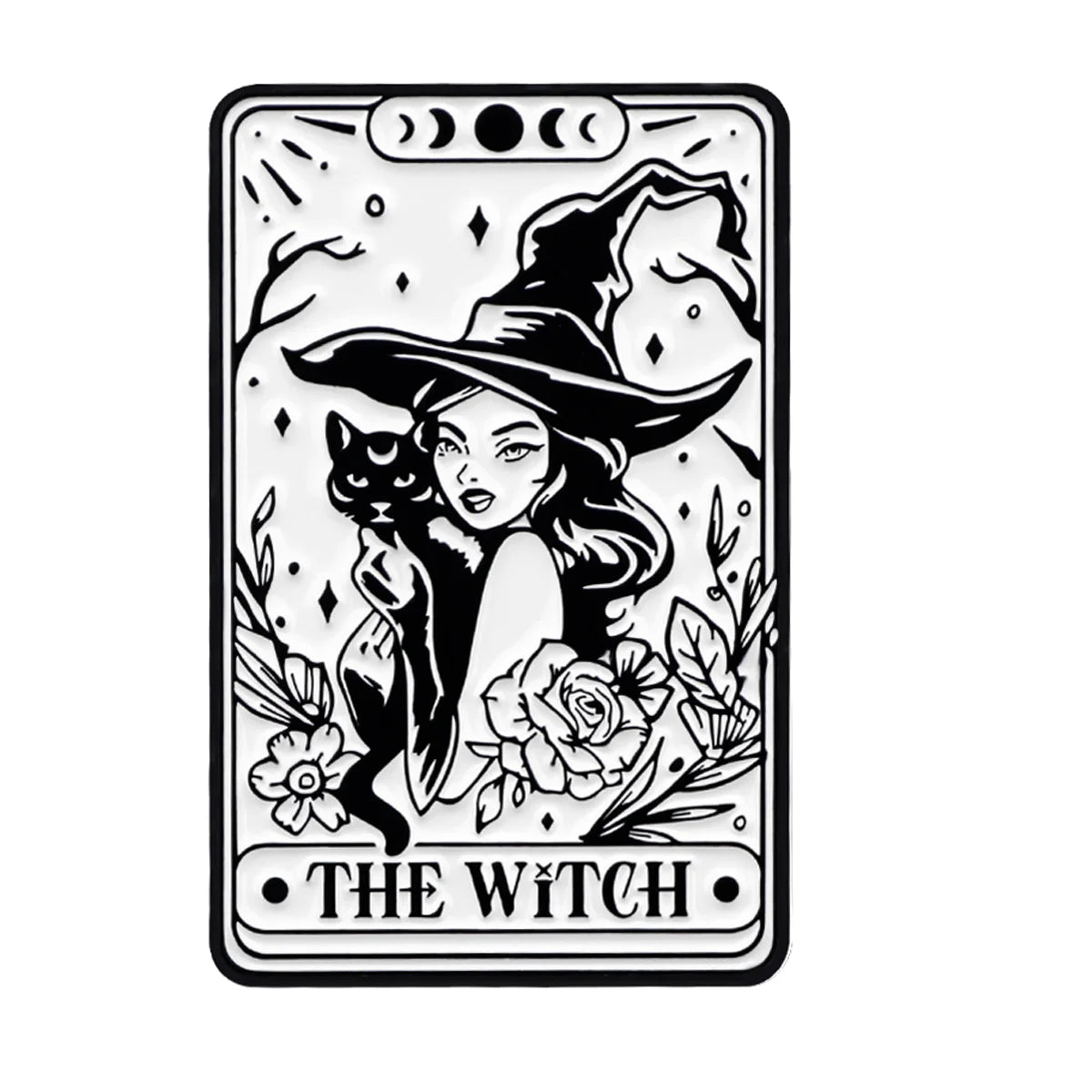 Black Cat Enamel Pin – Cute Animal Lapel Brooch