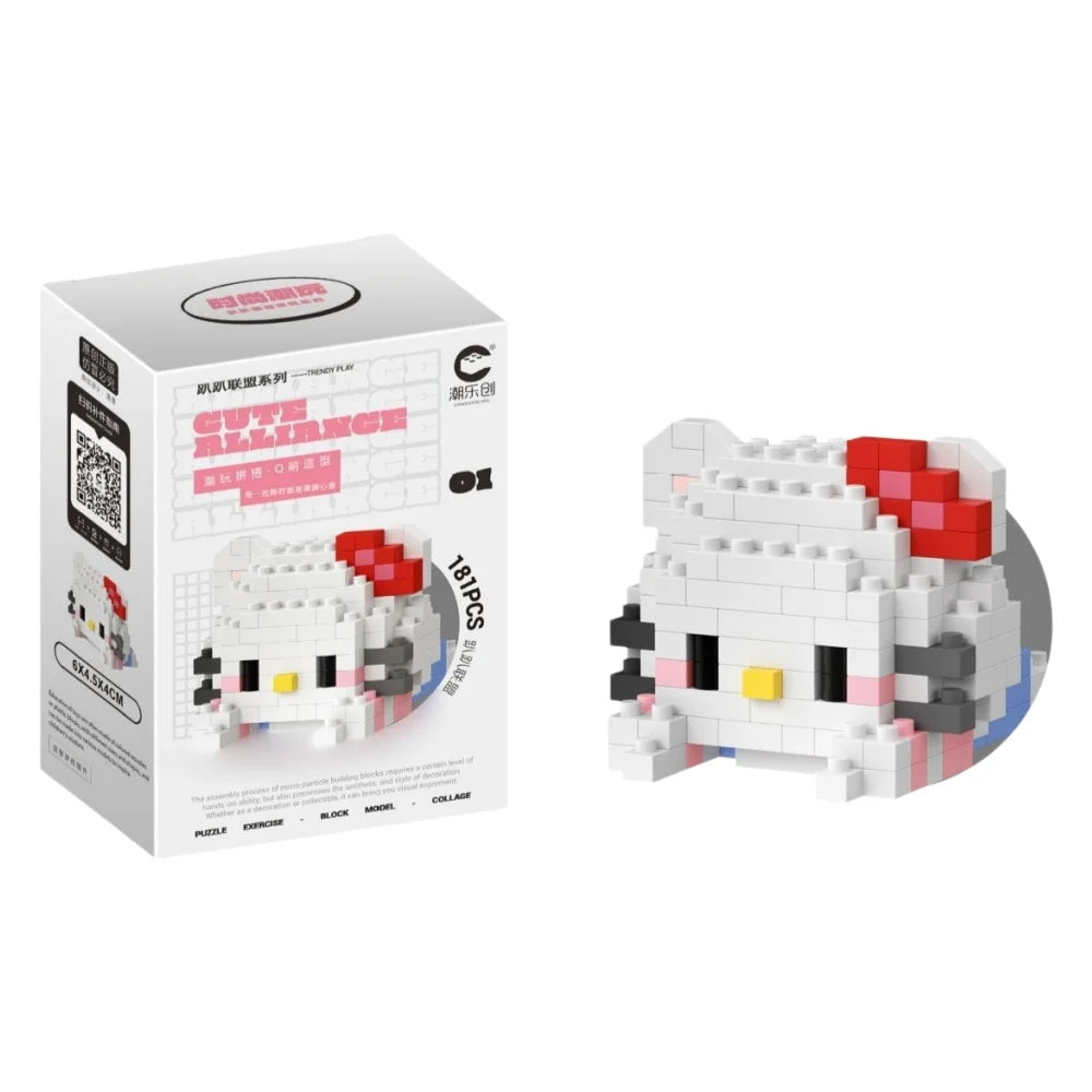 Cartoon Building Blocks – Mini ABS Assembly Brick Set