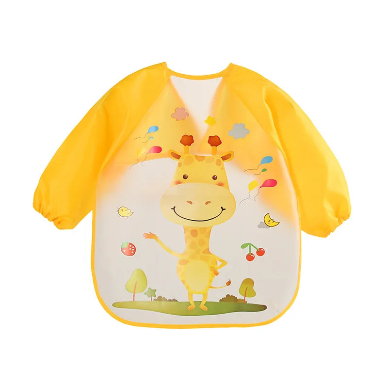 Waterproof Baby Bib Long Sleeve