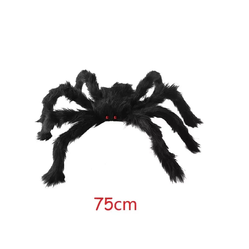 Giant Plush Spider – Large Halloween Decoration