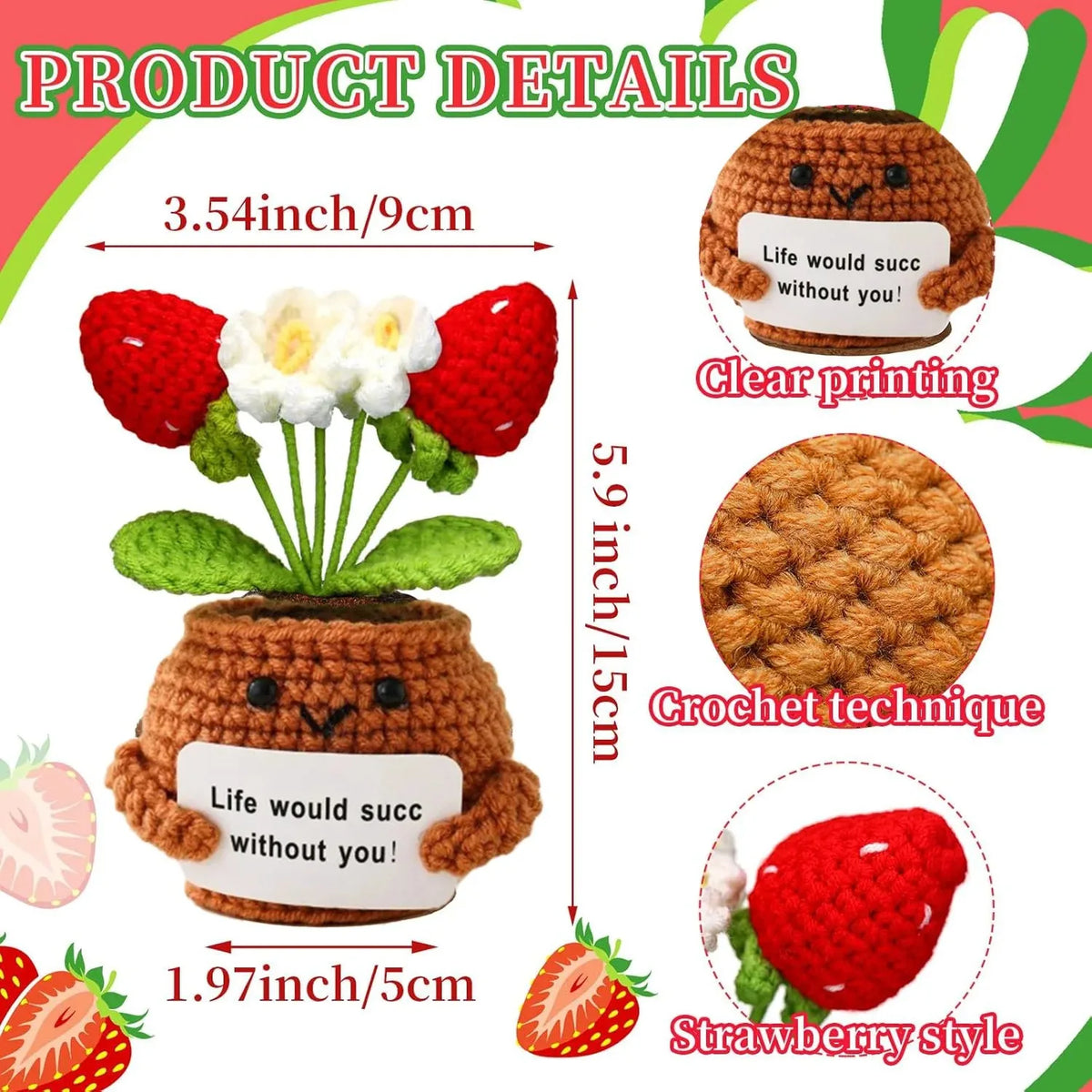 Crochet Pocket Hug – Handmade Knitted Plush Doll