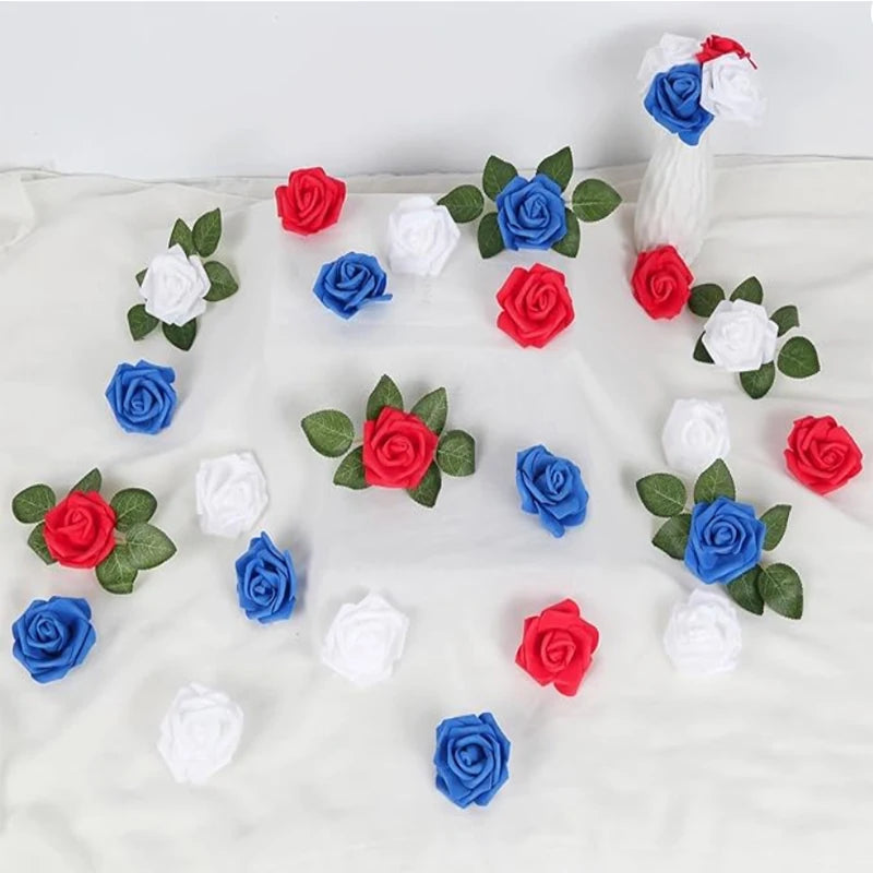Artificial Rose Flowers – Foam Fake Roses for Home & Wedding Decor