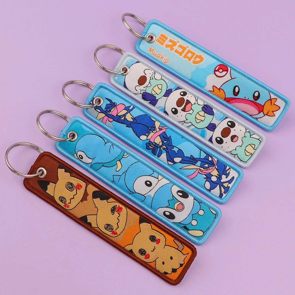 Anime Keychain Embroidered