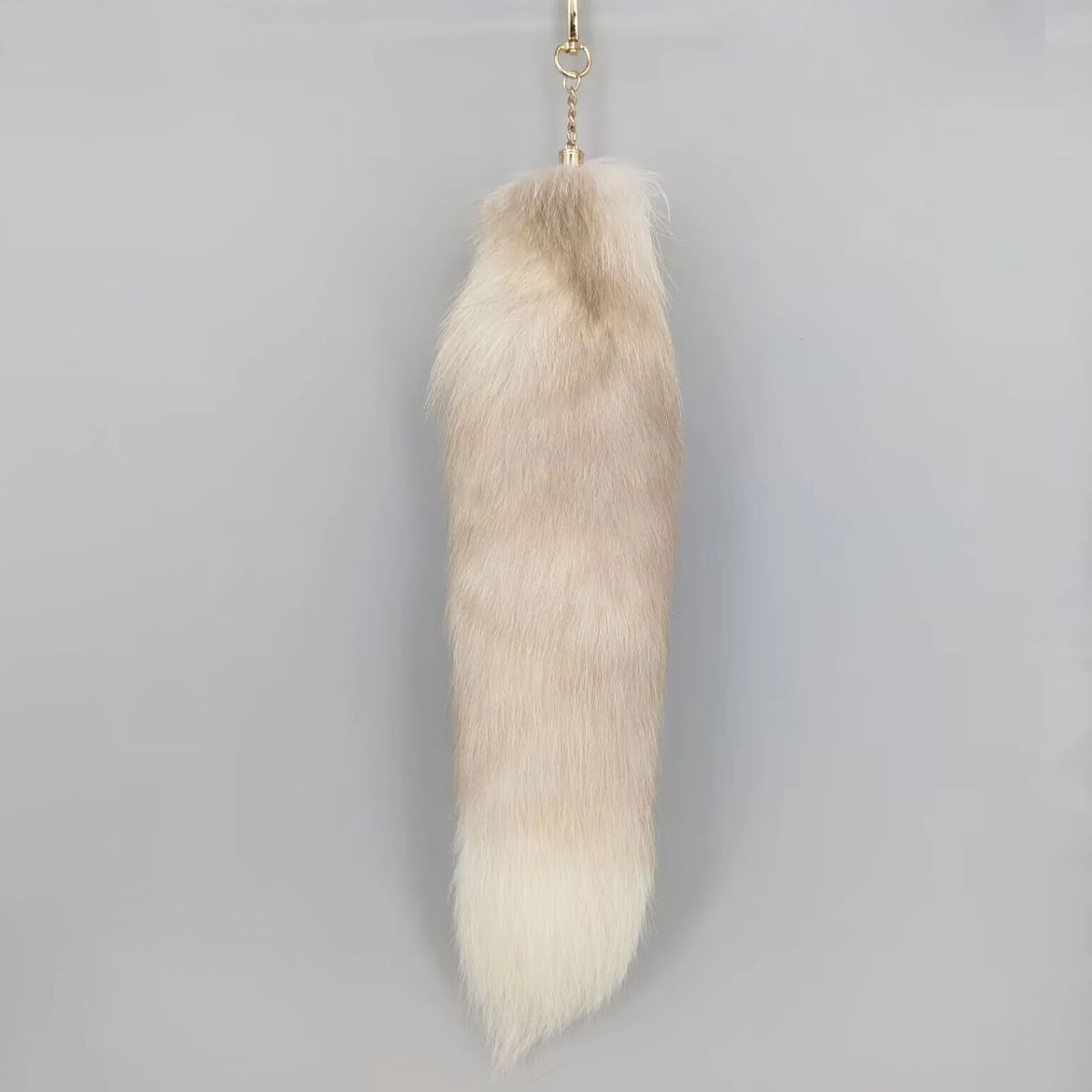 Fox Tail Keychain for Women Furry Y2K Car Accessory