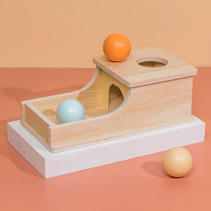 Montessori Color Matching Toy – Spinning Drum Fine Motor Activity