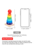Wooden Bead Maze, Colorful Roller Coaster Toy for Preschool Kids