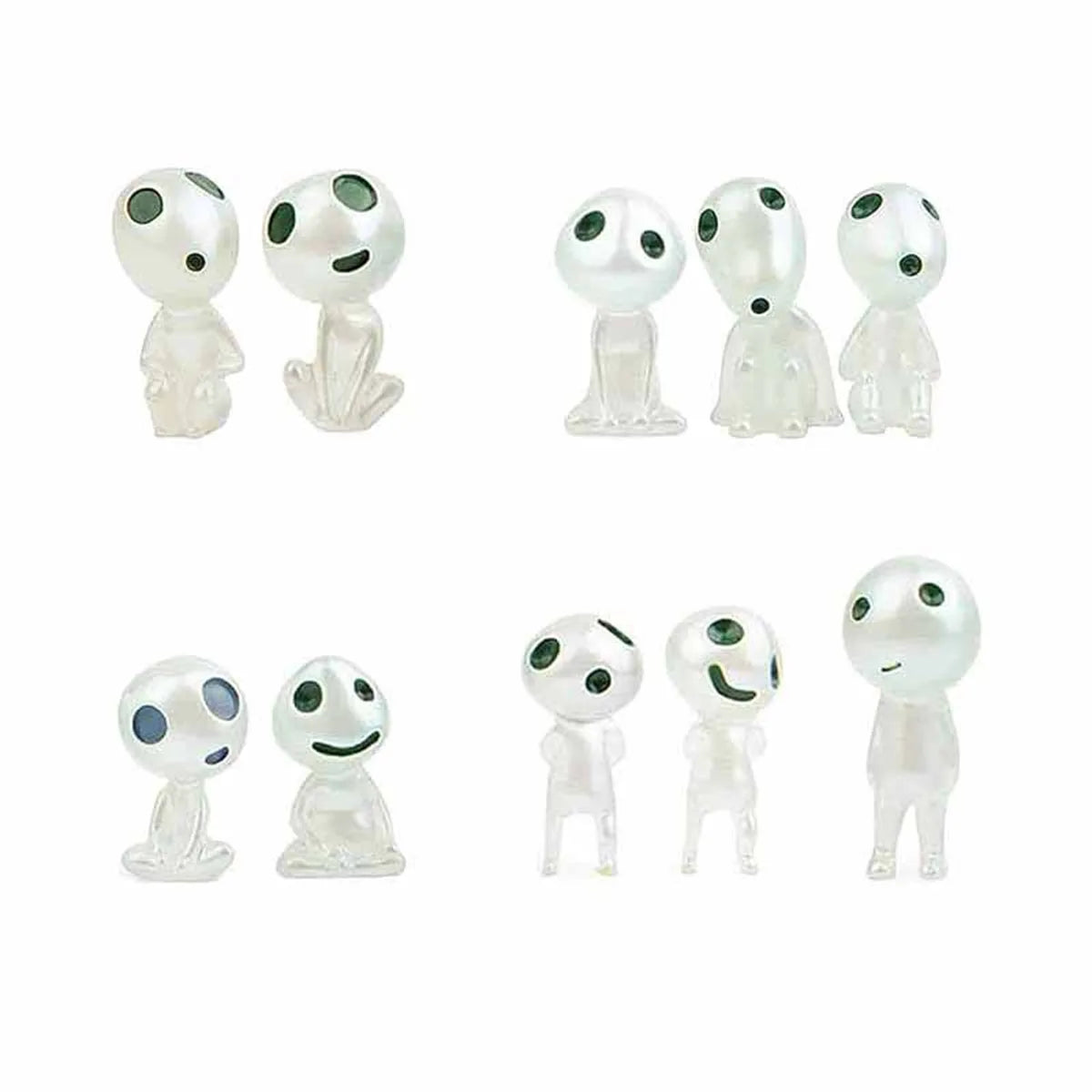 Glow in the Dark Garden Decorations Mini Princess Ornaments 10pc