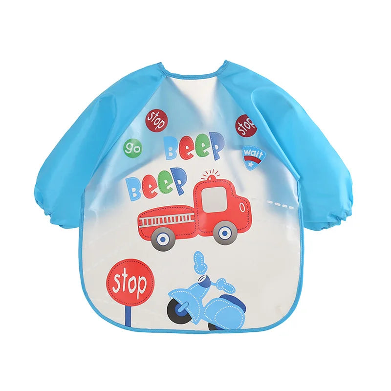 Waterproof Baby Bib Long Sleeve