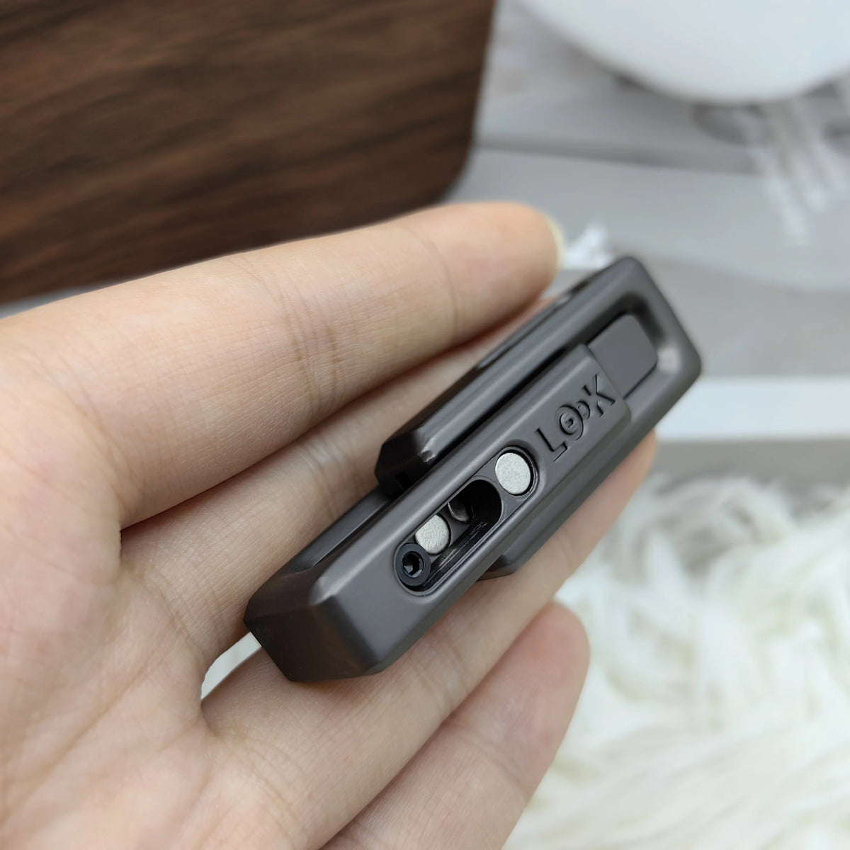 Magnetic Fidget Slider Metal Push Coin EDC Toy for Adults