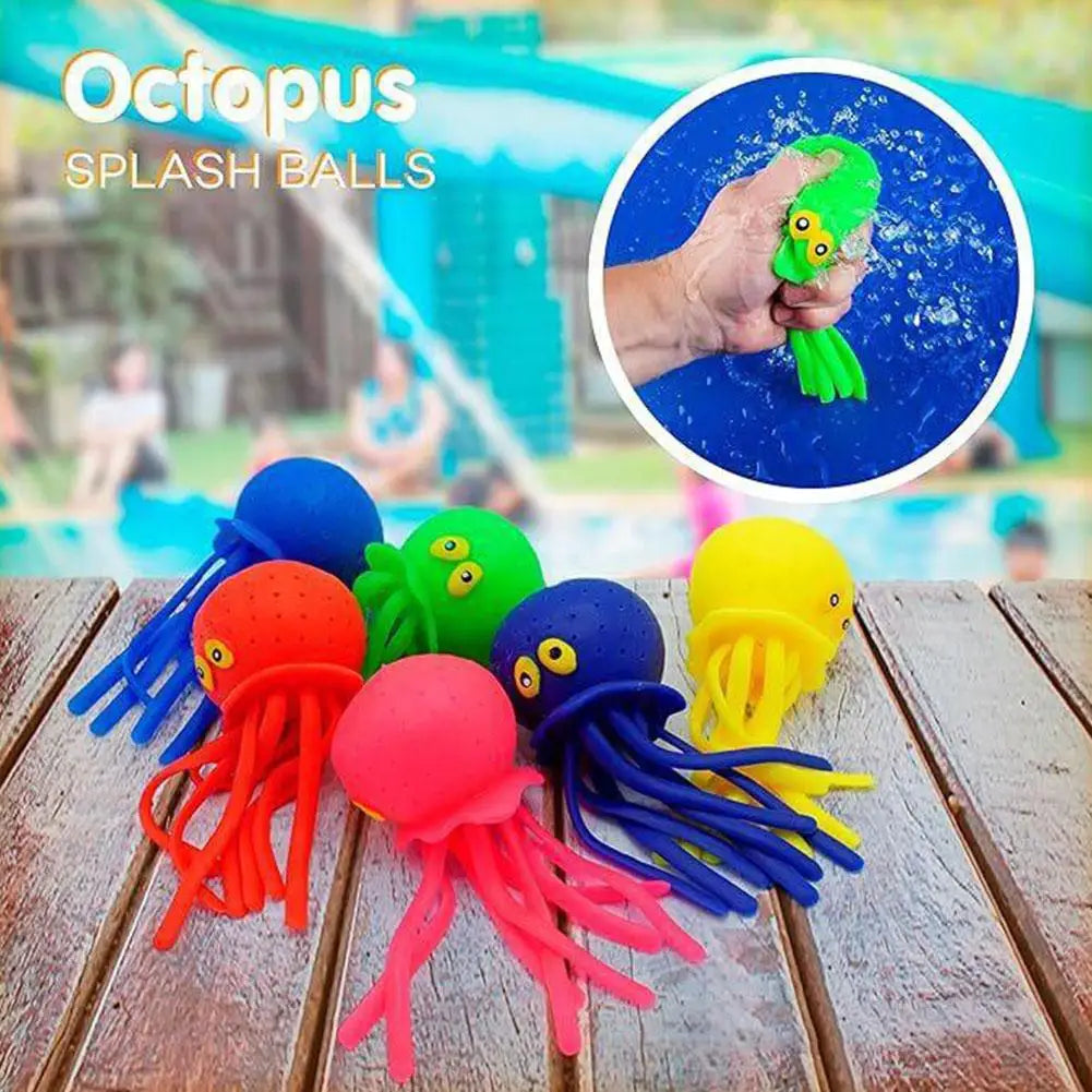 Octopus Bath Toy – Squeeze Water Toy for Kids