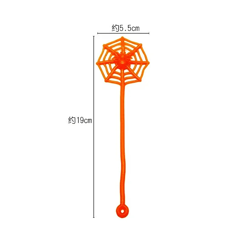 15PC Sticky Spider Web Toy – Halloween Party Favor