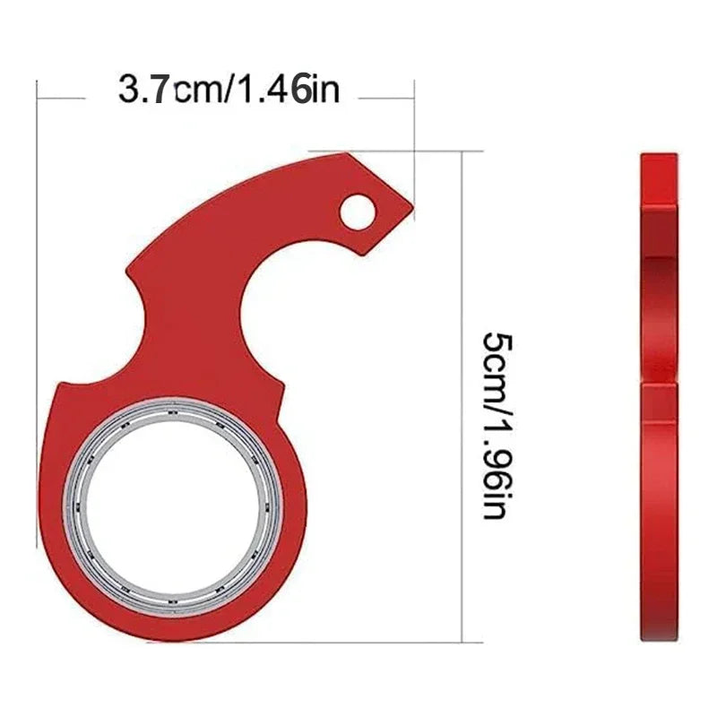 Fidget Keychain Spinner – Fingertip Spinning Toy for Kids & Adults
