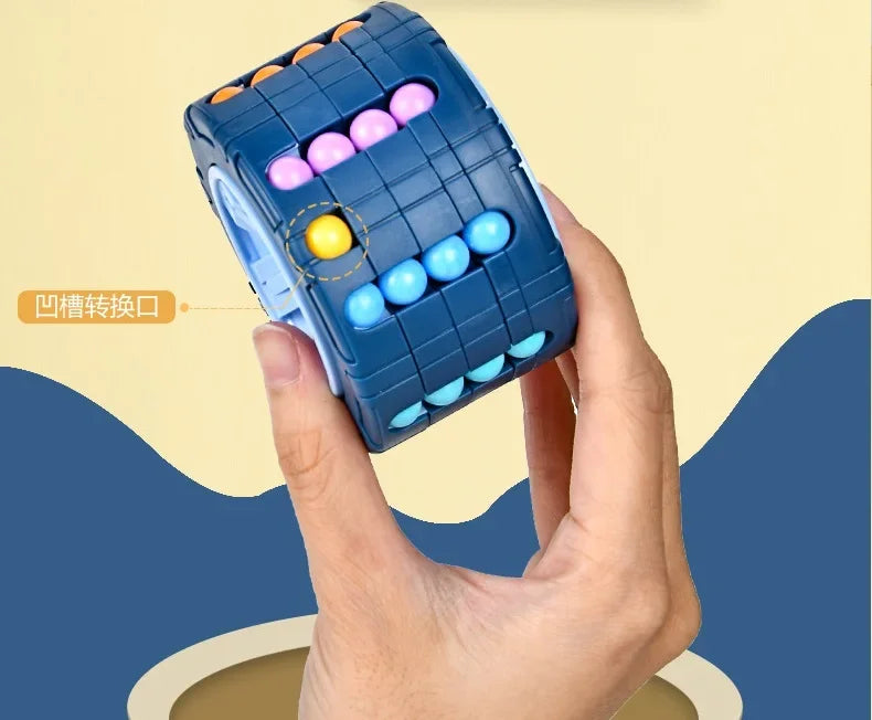 3D Puzzle Fidget Toy – Rotating Cube Brain Teaser for Kids & Adults