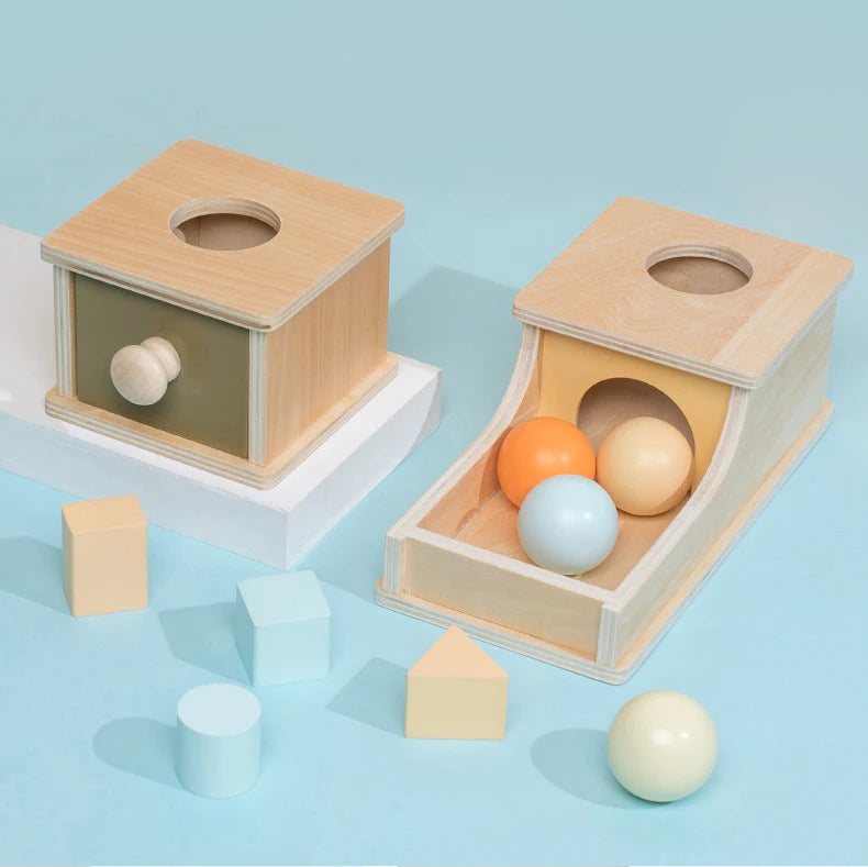 Montessori Color Matching Toy – Spinning Drum Fine Motor Activity