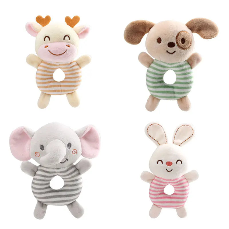 Baby Rattle Toy – Plush Animal Infant Sensory Toy