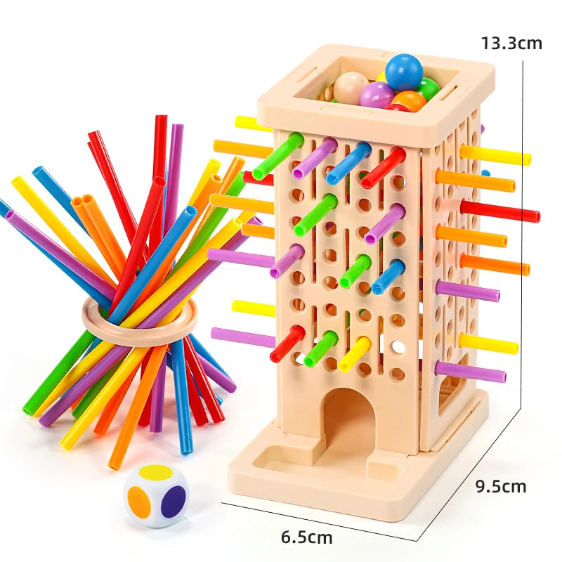 Wooden Strategy Game – Two Player Spatial Thinking Puzzle Toy