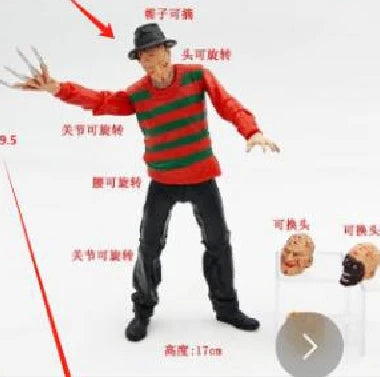 Horror Action Figure – Articulated 1:12 Collectible for Display