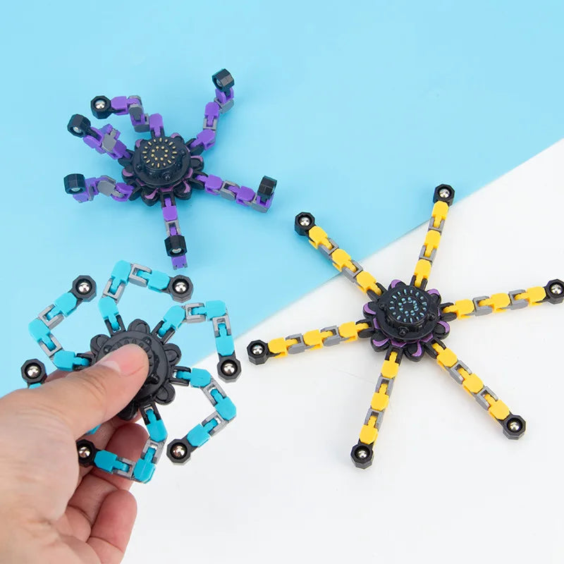 Fidget Spinner Chain – Deformed Hand Spinner Sensory Toy