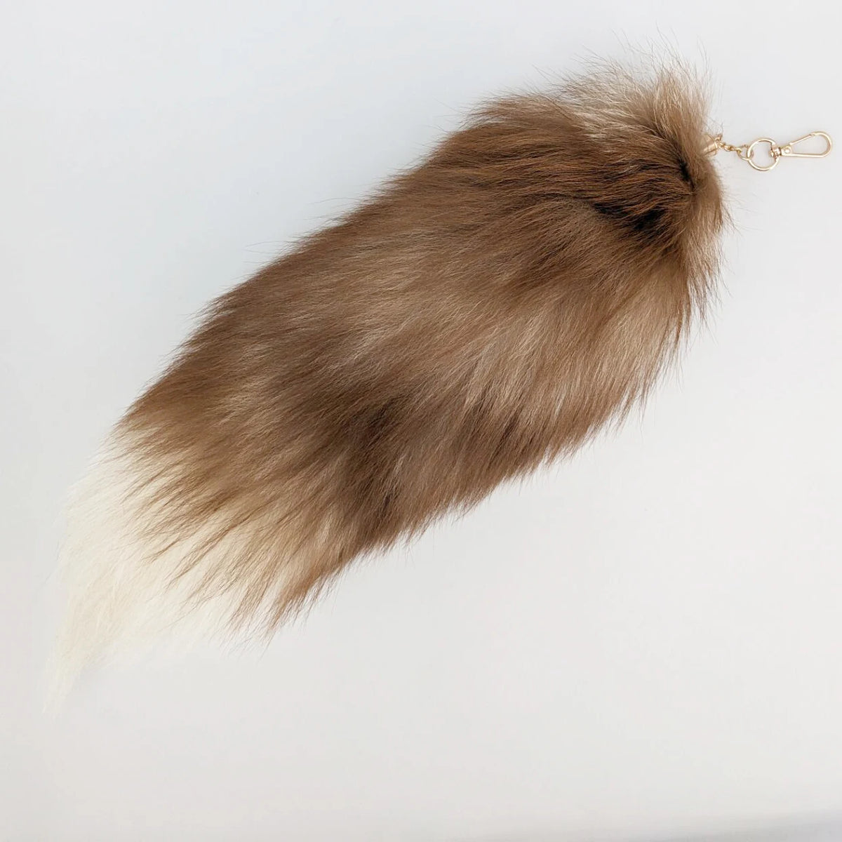 Fox Tail Keychain for Women Furry Y2K Car Accessory