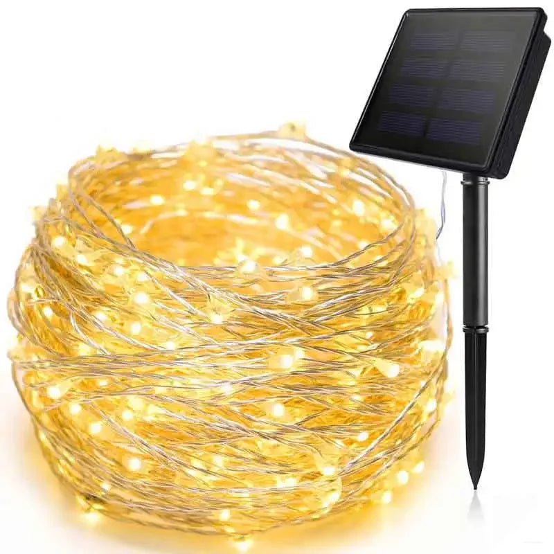 Solar String Lights Outdoor – LED Fairy Lights for Garden & Holidays