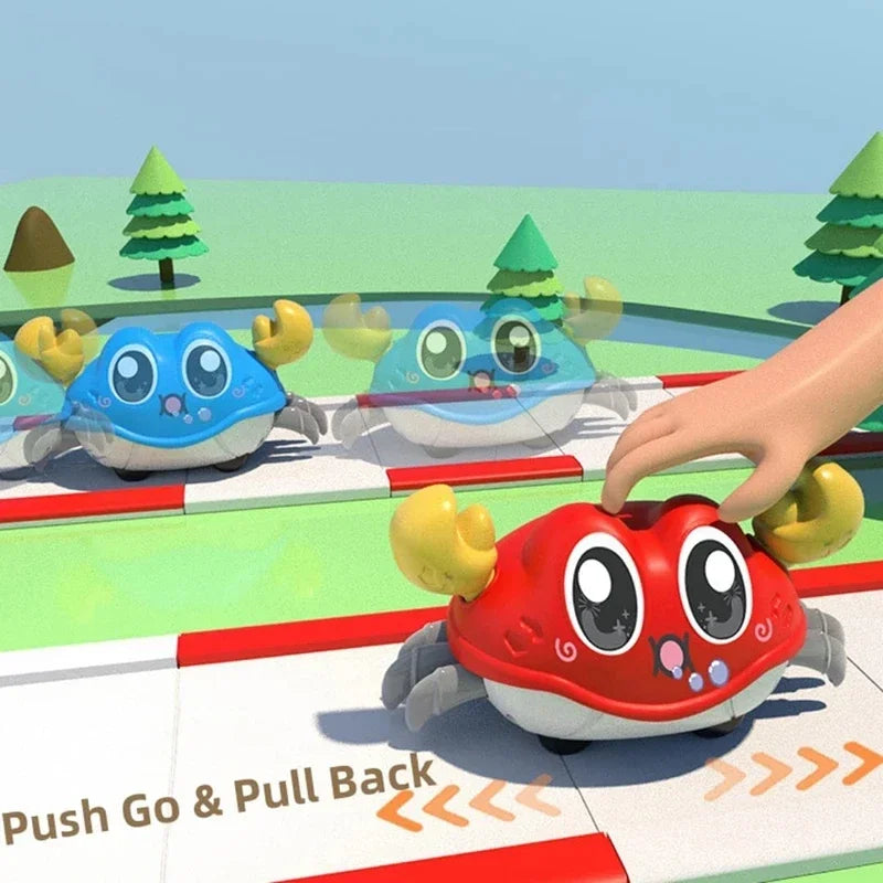 Crawling Crab Baby Toy – Interactive Tummy Time Sensory Toy