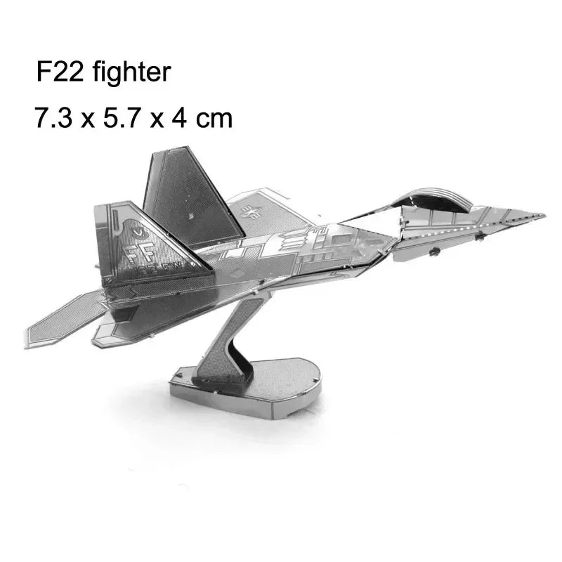 3D Metal Puzzle – DIY Aircraft & Helicopter Model Kit