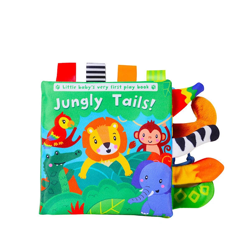 Baby Sensory Cloth Book Montessori Animal Activity Toy