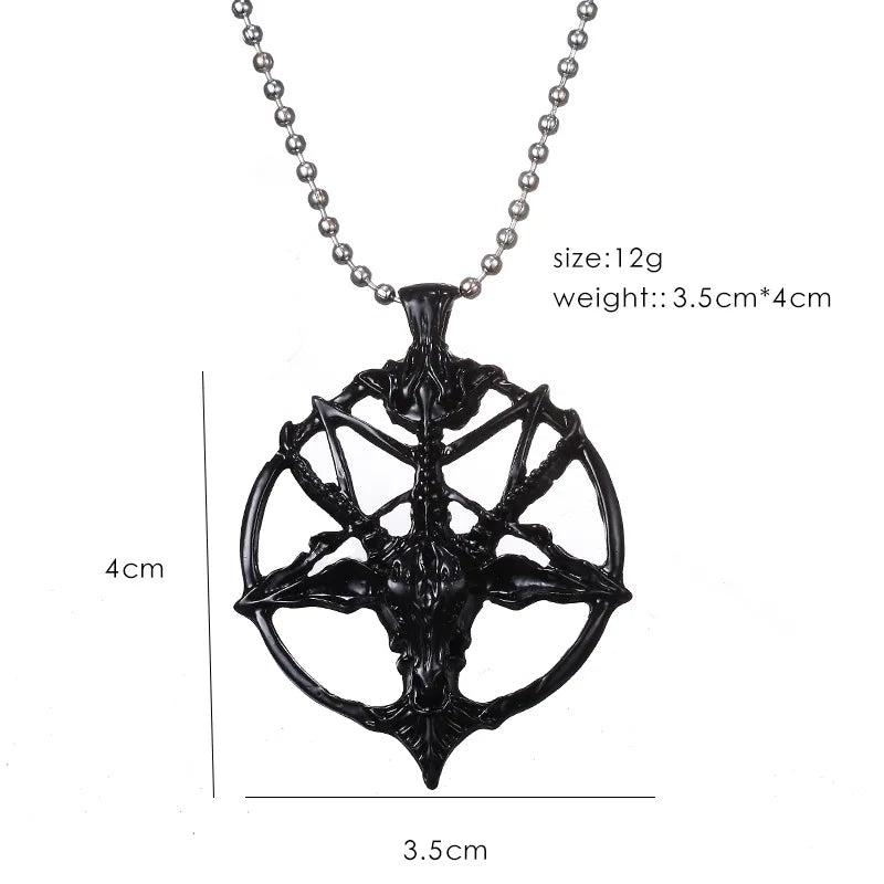 Skull Pendant Necklace – Vintage Gothic Style for Parties & Outfits