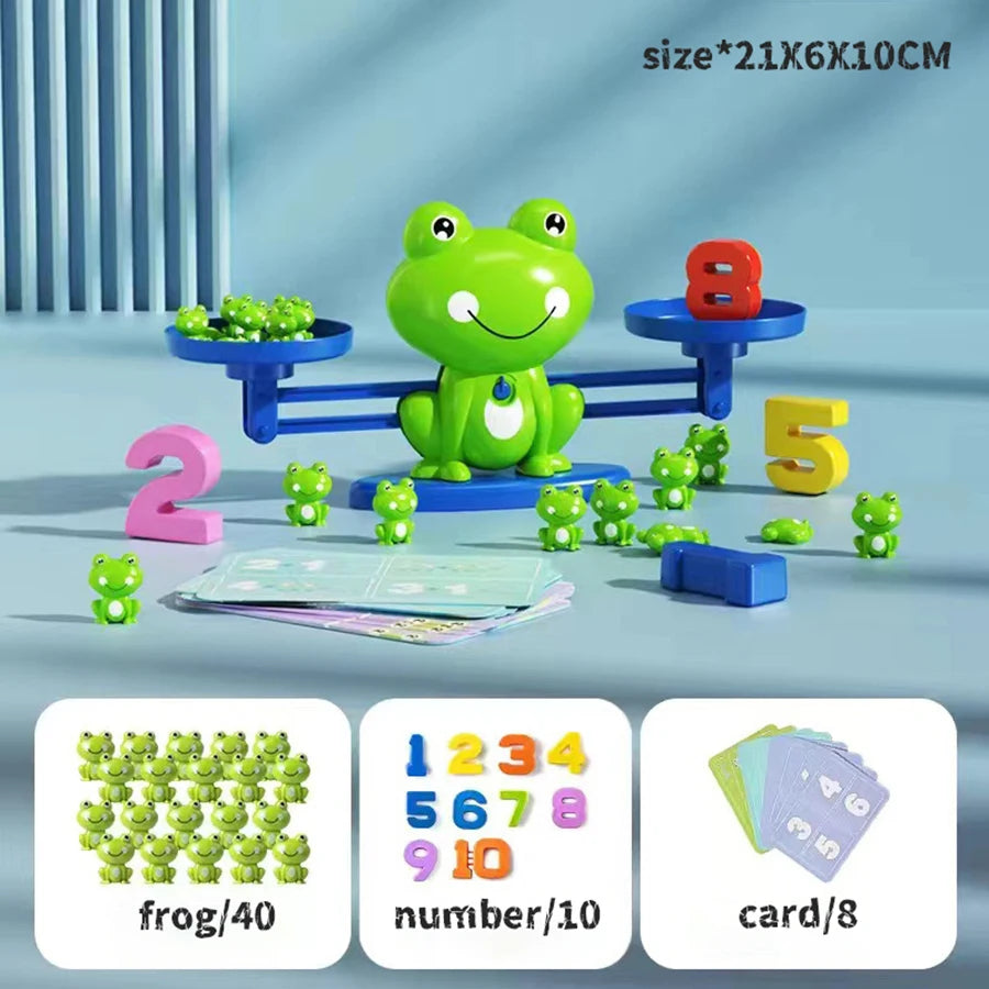 Frog Balance Math Toy – Addition & Subtraction Learning Set