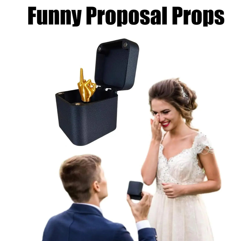 Middle Finger Desk Decor – Funny Gag Gift & Novelty Figurine