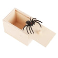 Spider Prank Toy Wooden Box Halloween Joke Surprise Prop