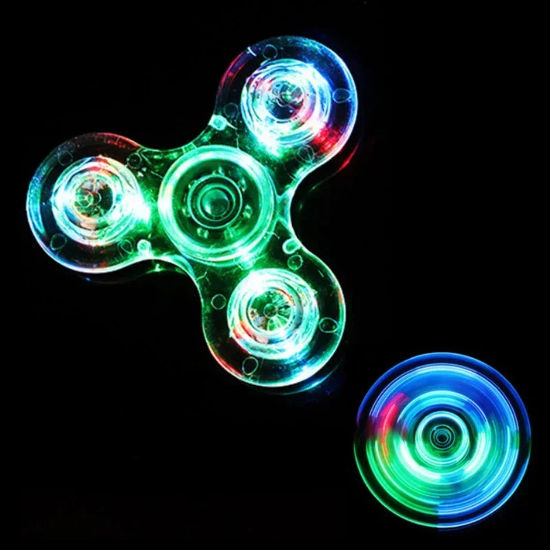 LED Fidget Spinner – Mini Glow in the Dark Hand Spinner