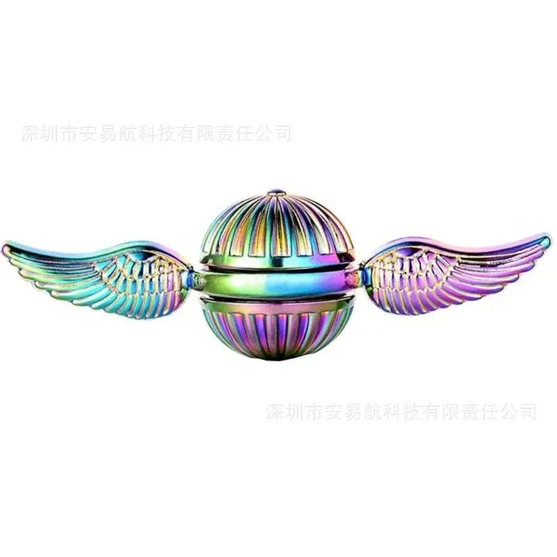 Metal Golden Snitch Fidget Spinner – Fingertip Stress Relief Toy