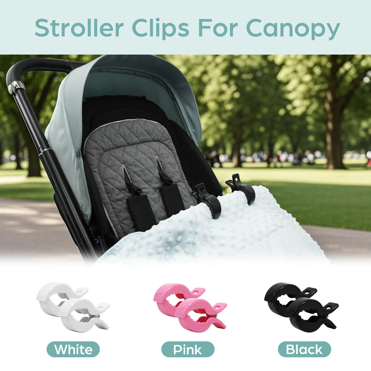Stroller Blanket Clip – Universal Baby Stroller Clips