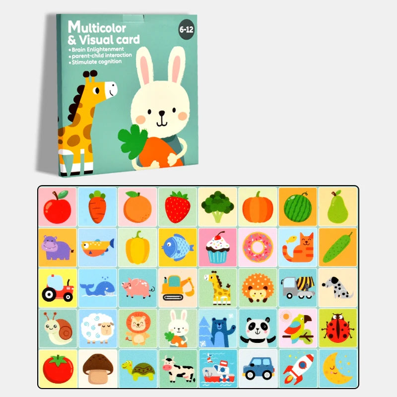 Baby High Contrast Flash Cards Visual Learning Cards
