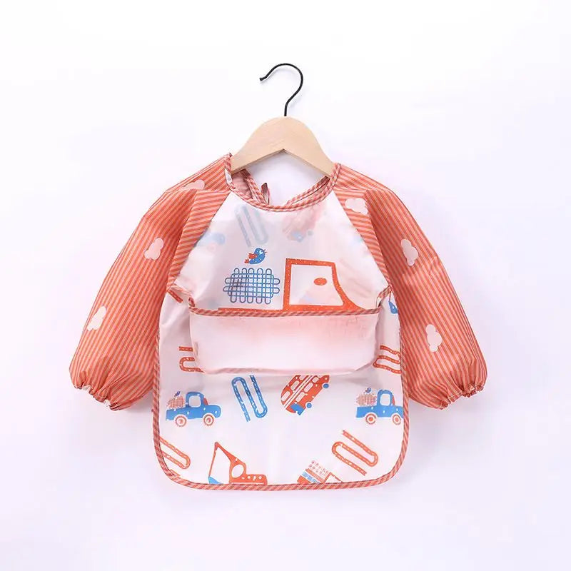 Waterproof Baby Bib Long Sleeve