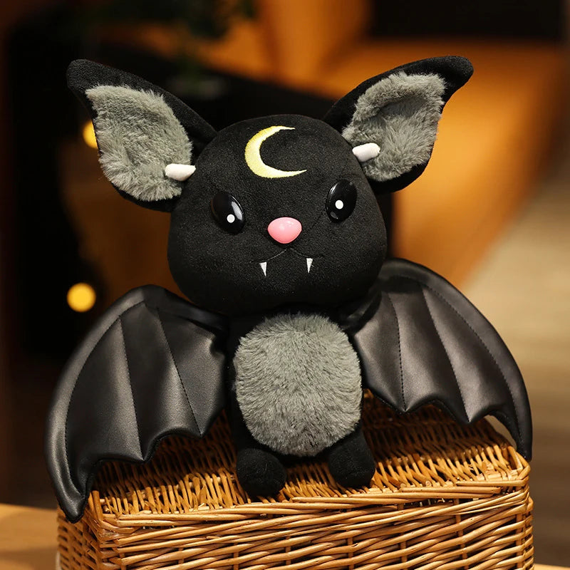 Demon Bat Plush – Soft Halloween Bat Stuffed Toy