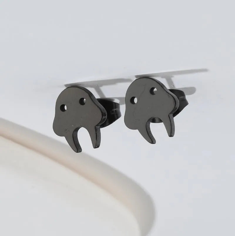 Ghost Stud Earrings – Stainless Steel Halloween Earrings