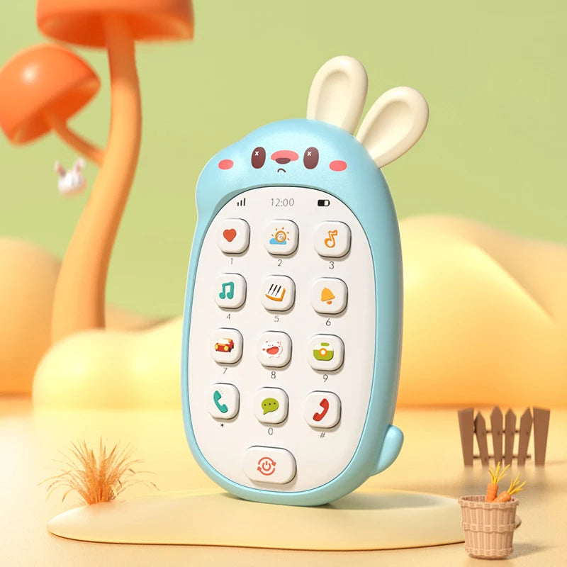Baby Musical Toy, Chewable Sensory Phone for Infants & Toddlers