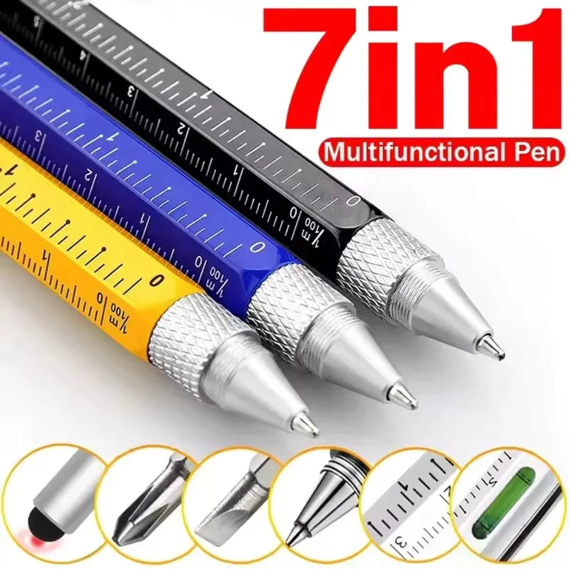 7 in 1 Multifunctional Pen – Stylus & Multi Tool Ballpoint