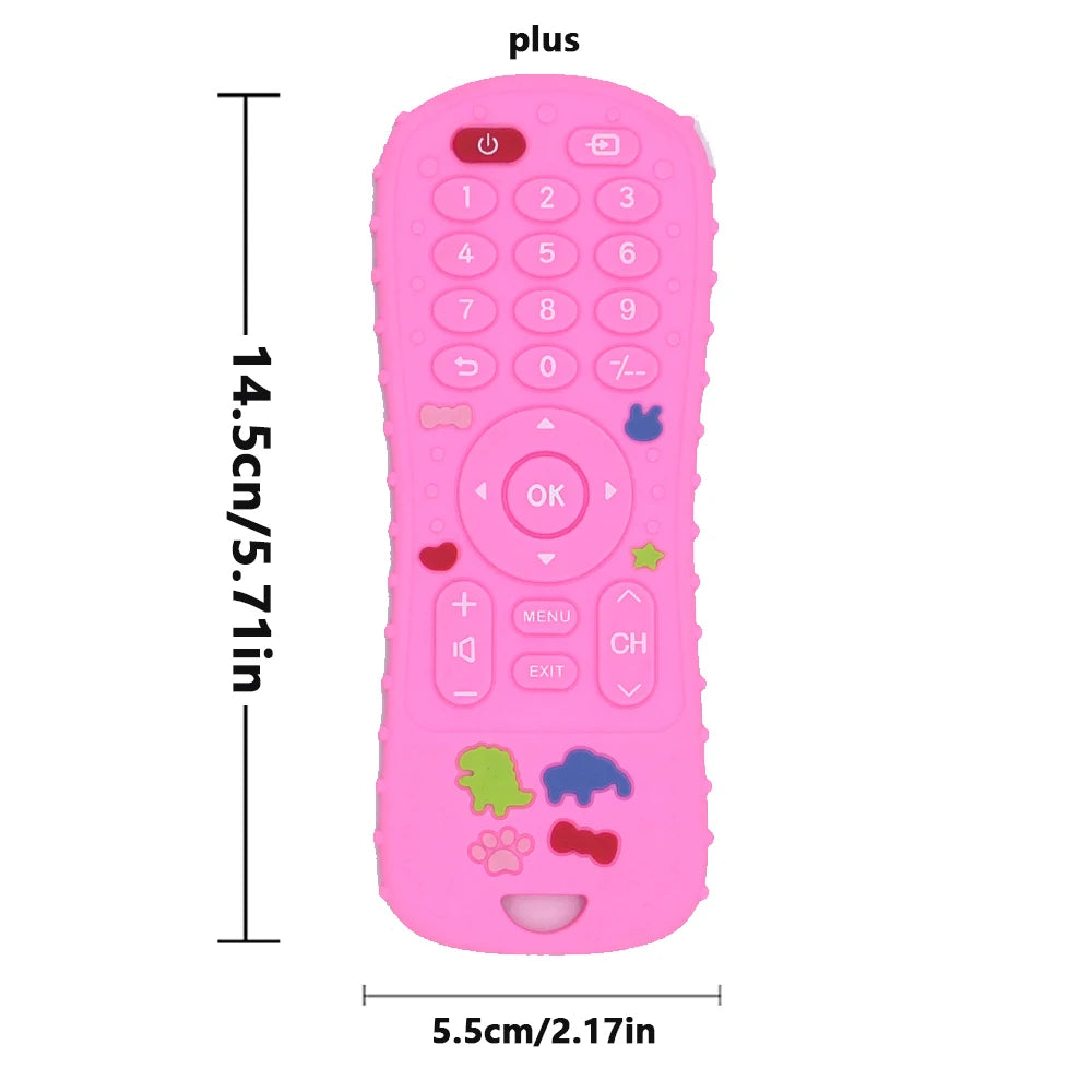 Silicone Baby Teether – TV Remote Shape Sensory Chew Toy
