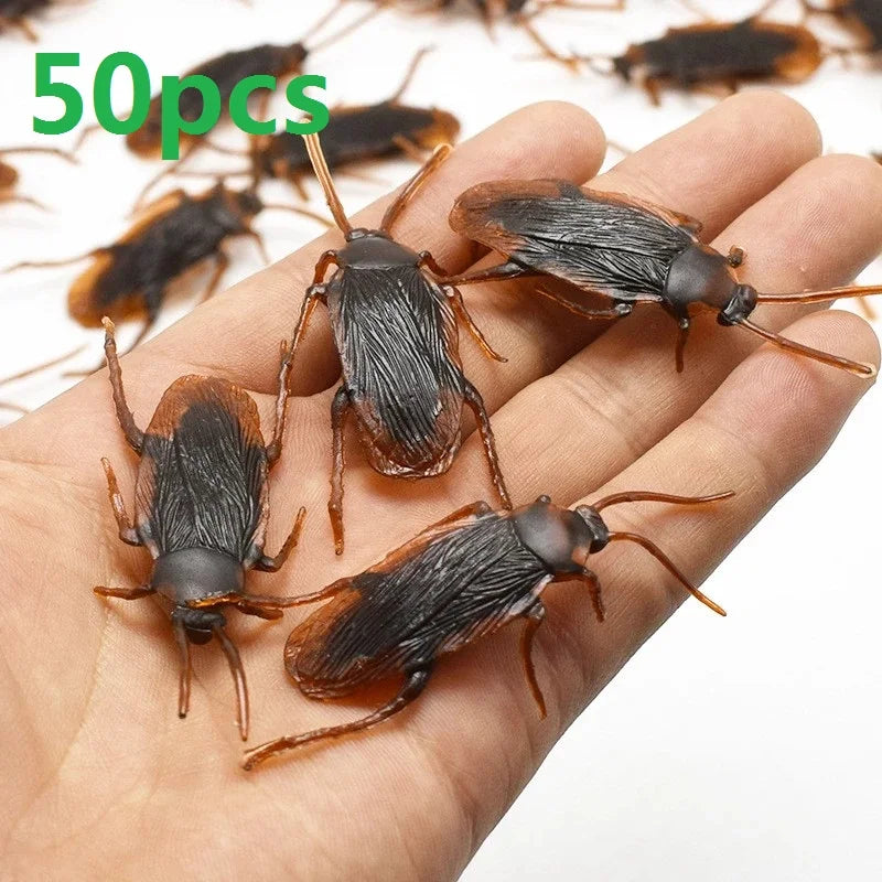 Halloween Cockroach Prank Toy – Fake Bug Props