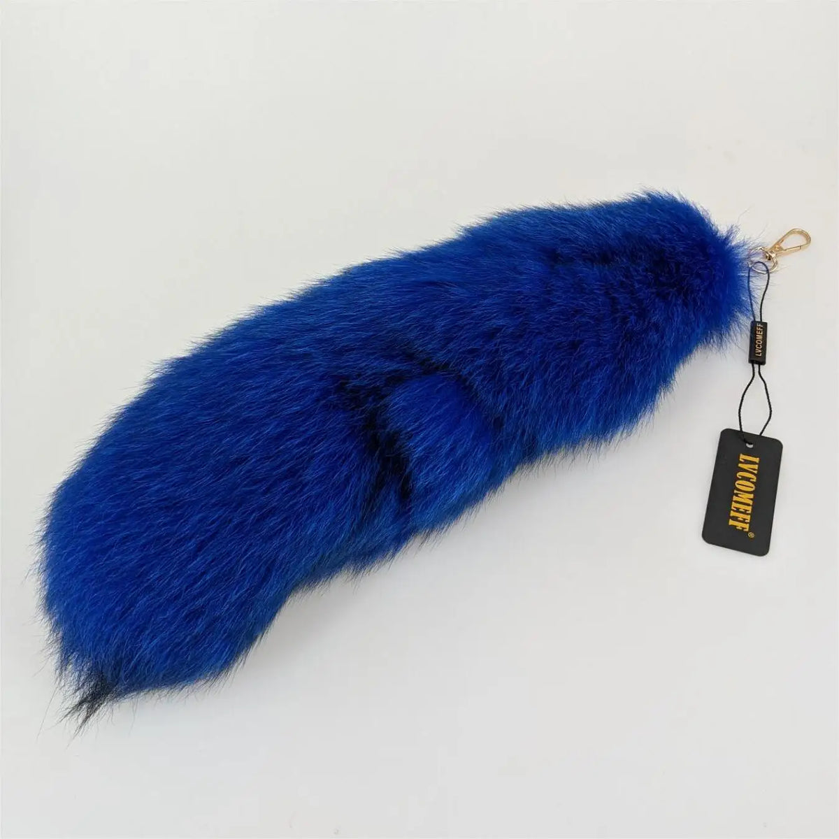 Fox Tail Keychain for Women Furry Y2K Car Accessory
