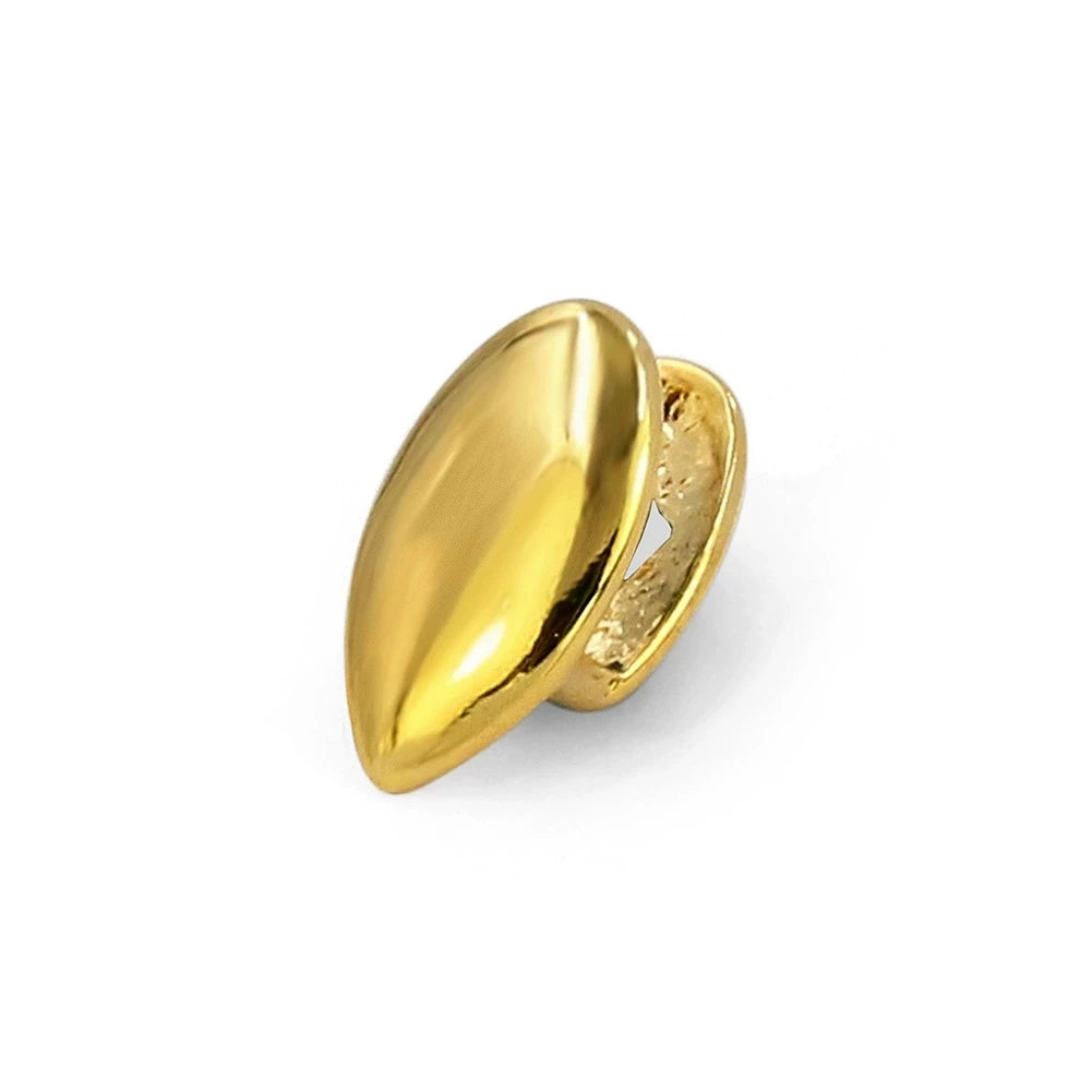 Vampire Fangs Grillz Gold Plated Single Tooth Cap