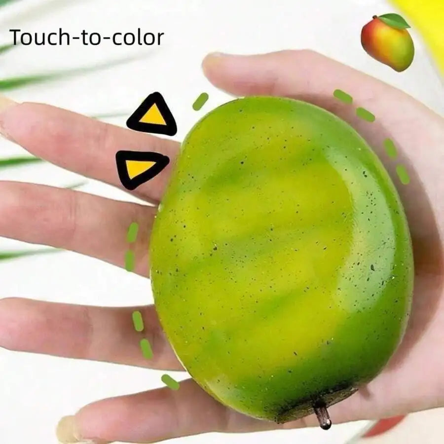 Color Changing Stress Ball – Mango Slow Rebound Squeeze Toy