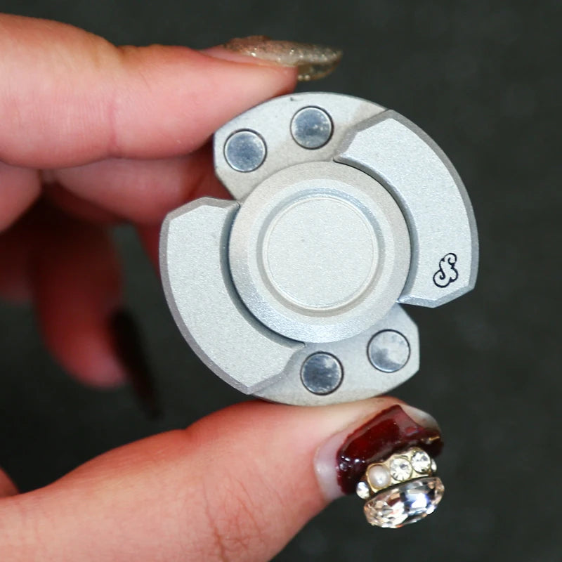 Magnetic Fidget Spinner – 3-in-1 EDC Slider Toy for Adults