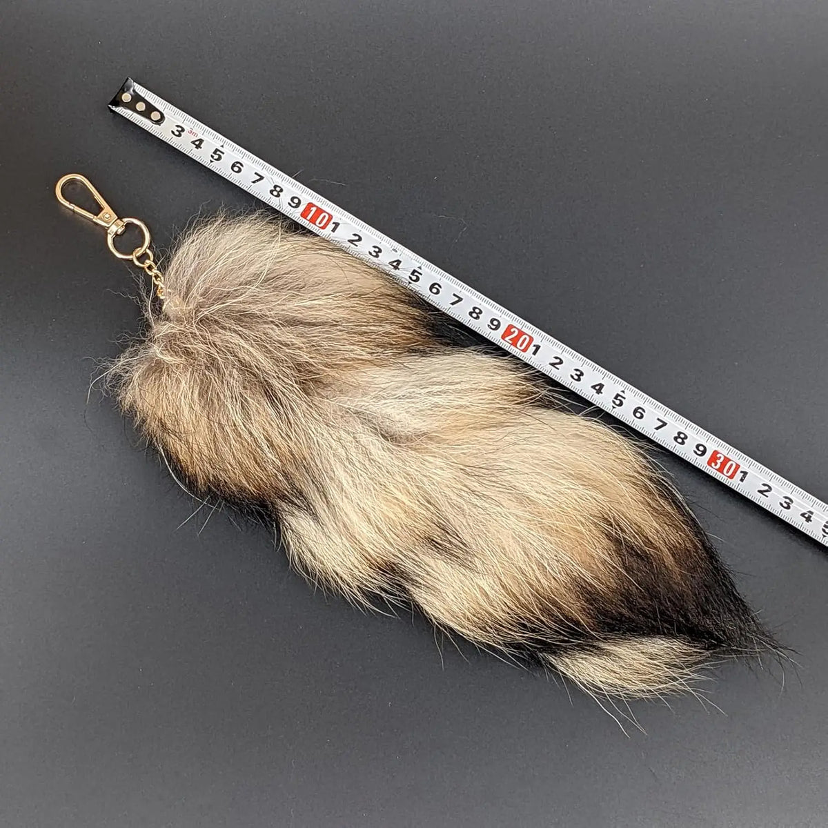 Fox Tail Keychain for Women Furry Y2K Car Accessory