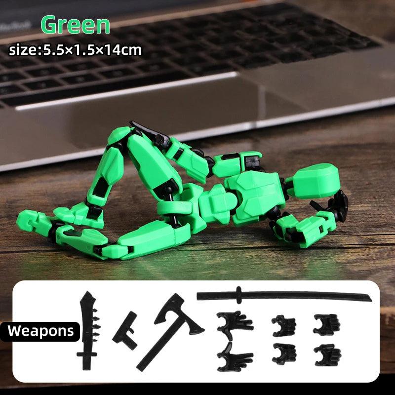 Movable Robot Figure – Multi-Jointed 3D Printed Model